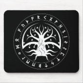Yggdrasil Circle Runes Mouse Pad マウスパッド (正面)