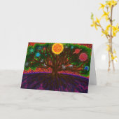 Yggdrasil Greeting Card カード (黄色い花)