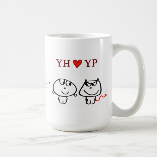 "YHハートYP " コーヒーマグカップ (右)