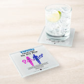 YHVH代名詞 ガラスコースター (アングル)