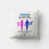 YHVH代名詞 クッション (正面)