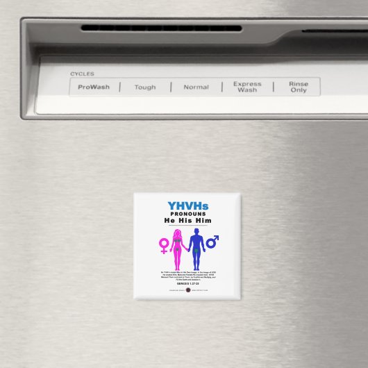 YHVH代名詞 マグネット (インサイチュ (食洗機))