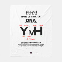 YHVH-DNA化学結合 フリースブランケット