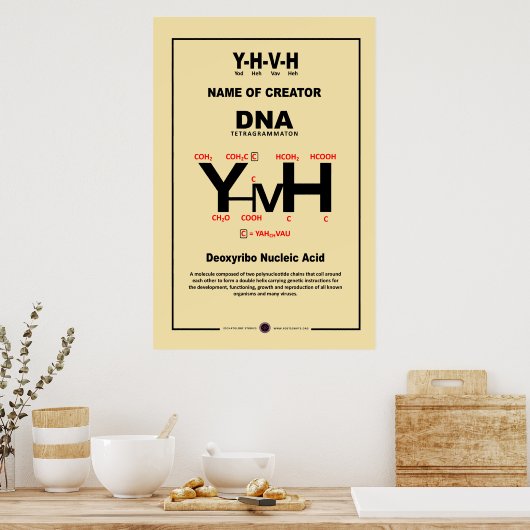 YHVH-DNA ポスター (キッチン)