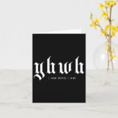 Yhwhキリスト教のストリートウェア美的バイブルの聖書の聖書 カード (黄色い花)