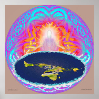 YHWHクリエーションオリジナル絵画ズ～隠れ山 ポスター