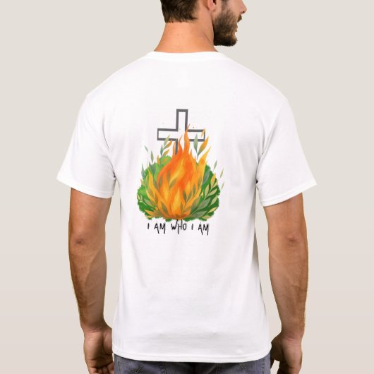 YHWH アート Tシャツ (裏面)