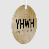 YHWH （エホバ）イスラエルの神 オーナメント (正面)