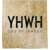 YHWH (エホバ) シャワーカーテン (正面)