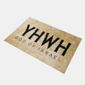 YHWH （エホバ） ドアマット (アングル)