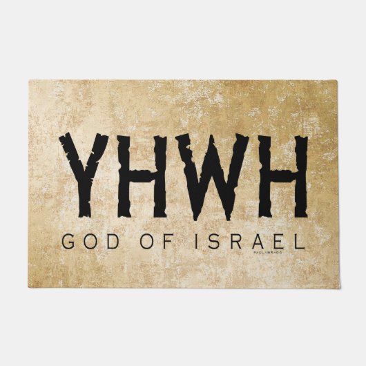 YHWH （エホバ） ドアマット (正面)