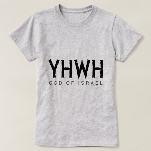 YHWH (エホバ) Tシャツ (デザイン正面)