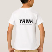YHWH ライオン キリスト教Tシャツ Tシャツ (裏面)
