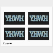 YHWH-1 長方形シール (シート)