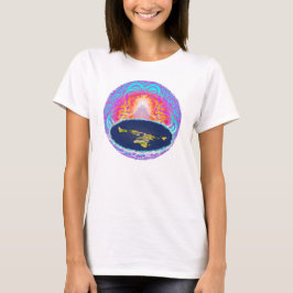 YHWH CreationWomenのFlowyの円の上 Tシャツ