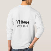 YHWH Tシャツ (裏面)