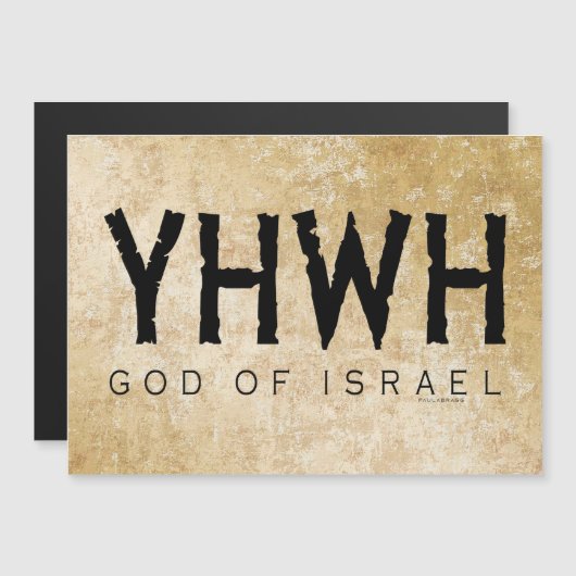 YHWH (Yahweh, Jehovah)神イスラエルTetragrammaton (正面/裏面)