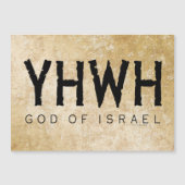 YHWH (Yahweh, Jehovah)神イスラエルTetragrammaton (正面)