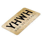 YHWH (Yahweh, Jehovah)神イスラエルTetragrammaton マグネット (左側)