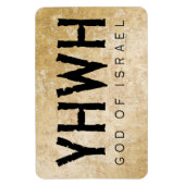 YHWH (Yahweh, Jehovah)神イスラエルTetragrammaton マグネット (縦)