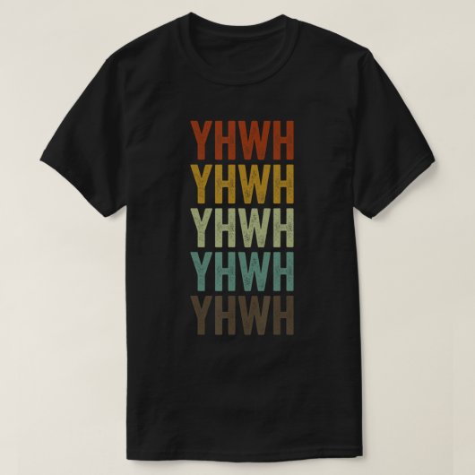 YHWH YHWHヘブライTシャツ Tシャツ (デザイン正面)