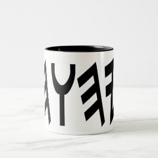 YHWHLogo Mug1 ツートーンマグカップ