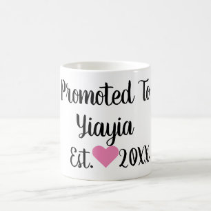Yia Black & Pink Mugに昇格 コーヒーマグカップ