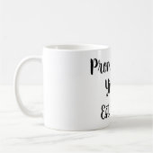 Yia Black & Pink Mugに昇格 コーヒーマグカップ (左)