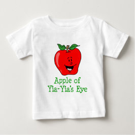 Yia-Yia's Eyeのリンゴ ベビーTシャツ