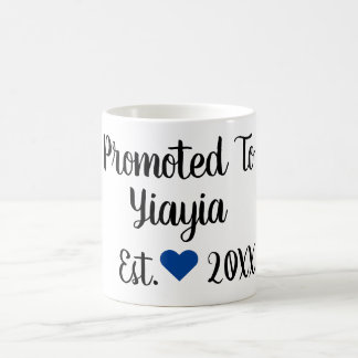 Yiayia Black & Blue Mugに昇格 コーヒーマグカップ