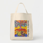 Yiddishスピリチュアルランゲージオブピースタリットバッグ トートバッグ (正面)