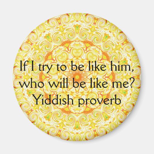 Yiddish諺 マグネット (正面)