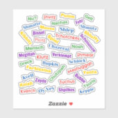 Yiddish Hall of Fame Sticker シール (シート)