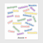 Yiddish Insults Sticker シール (シート)