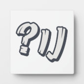 Yiddish "NU?" – 完璧なユダヤ人の表現 フォトプラーク (正面)