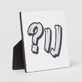 Yiddish "NU?" – 完璧なユダヤ人の表現 フォトプラーク (正面)