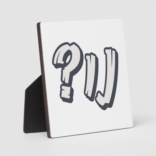 Yiddish "NU?" – 完璧なユダヤ人の表現 フォトプラーク (正面)