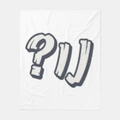 Yiddish "NU?" – 完璧なユダヤ人の表現 フリースブランケット (正面)