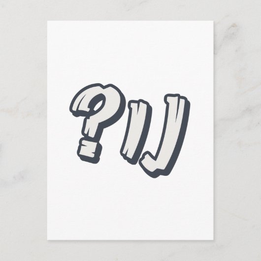 Yiddish "NU?" – 完璧なユダヤ人の表現 ポストカード (正面)