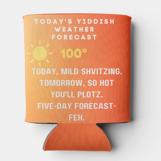 Yiddish Weather Forecast  缶クーラー (裏面)
