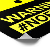 Yield 警告のNo Filter Speaker ポスター (角)