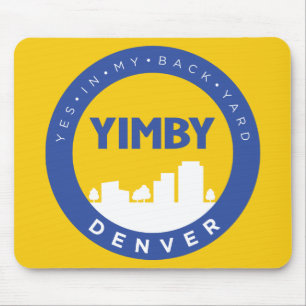 YIMBYデンバーのマウスパッド マウスパッド