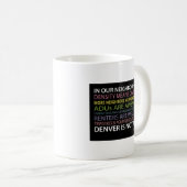 YIMBYデンバーのマグ コーヒーマグカップ (正面右)