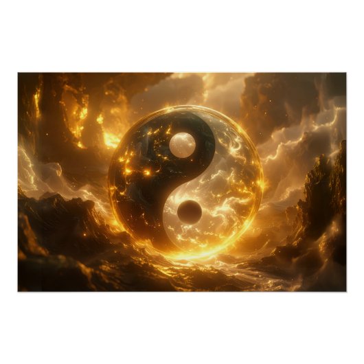 YIN AND YANG - 易経 - ポスター (正面)