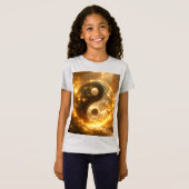 YIN AND YANG - 易経 - Tシャツ (正面フル)