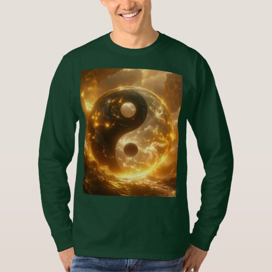 YIN AND YANG - 易経 - Tシャツ (正面)