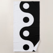 Yin yang  ビーチタオル (正面)