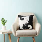 Yin Yang cats クッション (椅子)