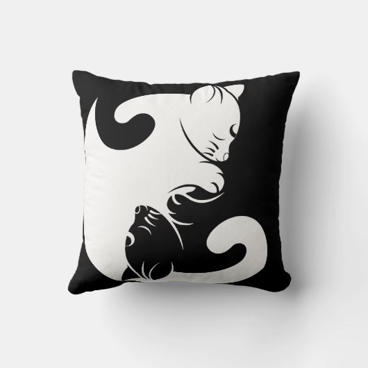 Yin Yang cats クッション (裏面)