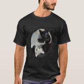 Yin Yang Cats Tシャツ (正面)